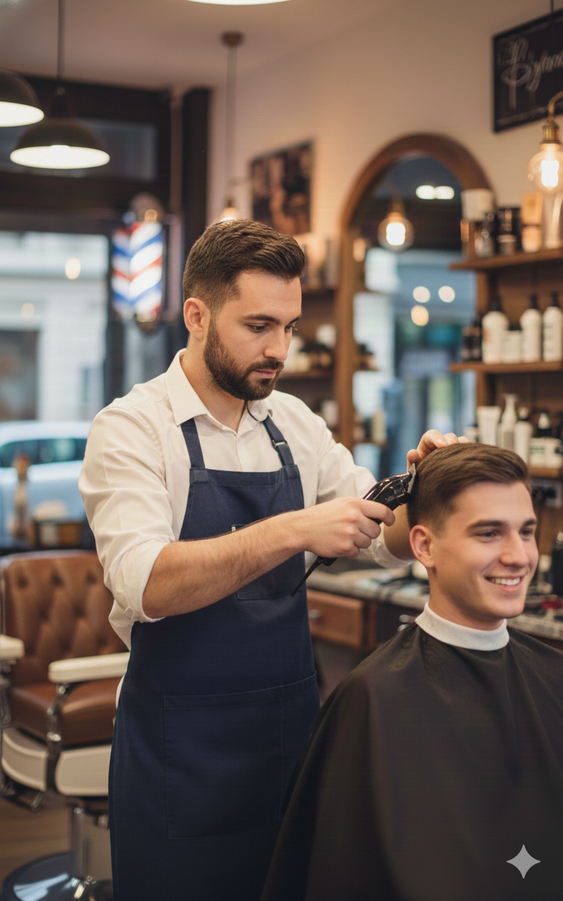 Porträt von Mehmet (Barber)