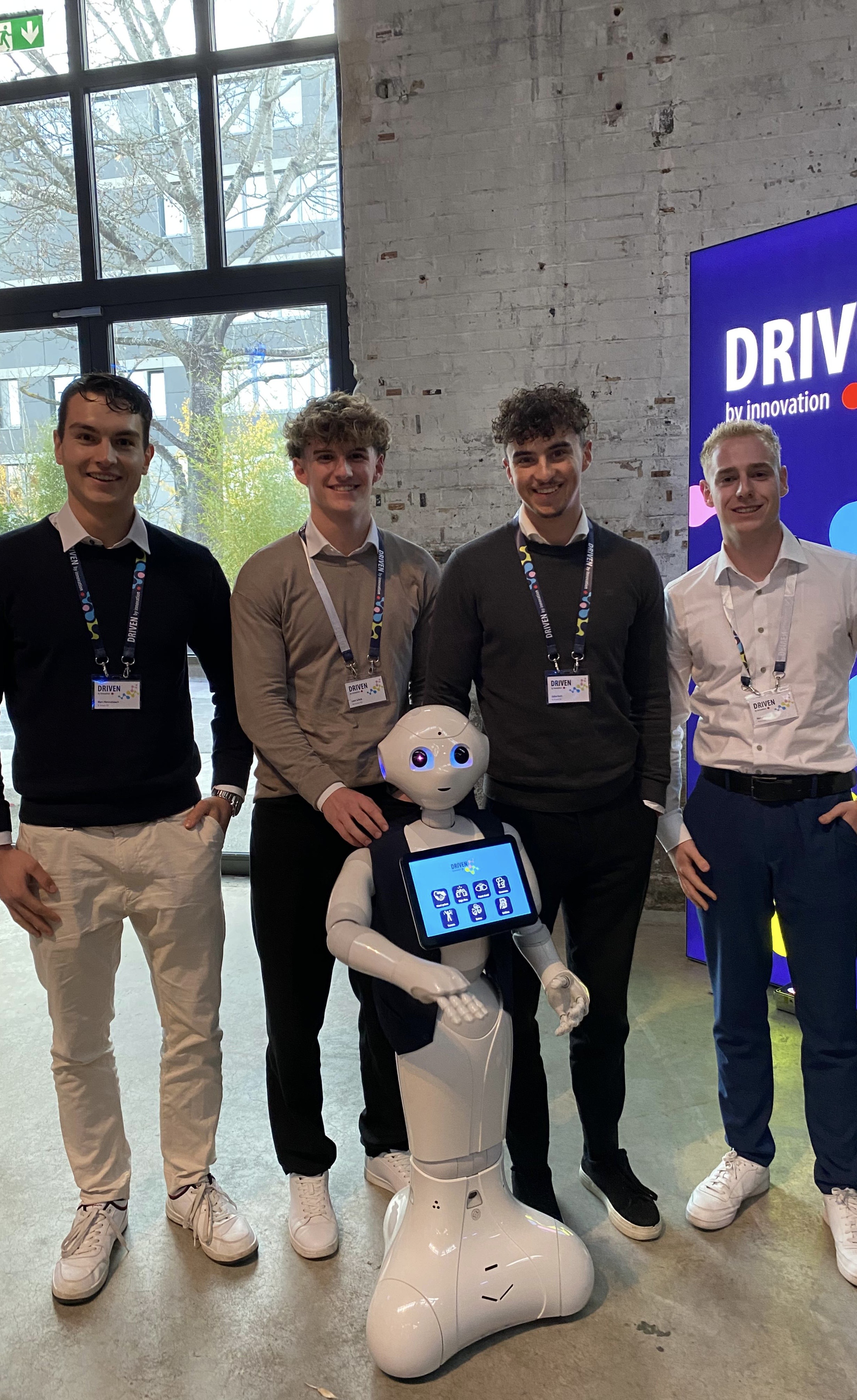 Das ThinkUp-AI Team: Marc, Julius, Marcel und Leon