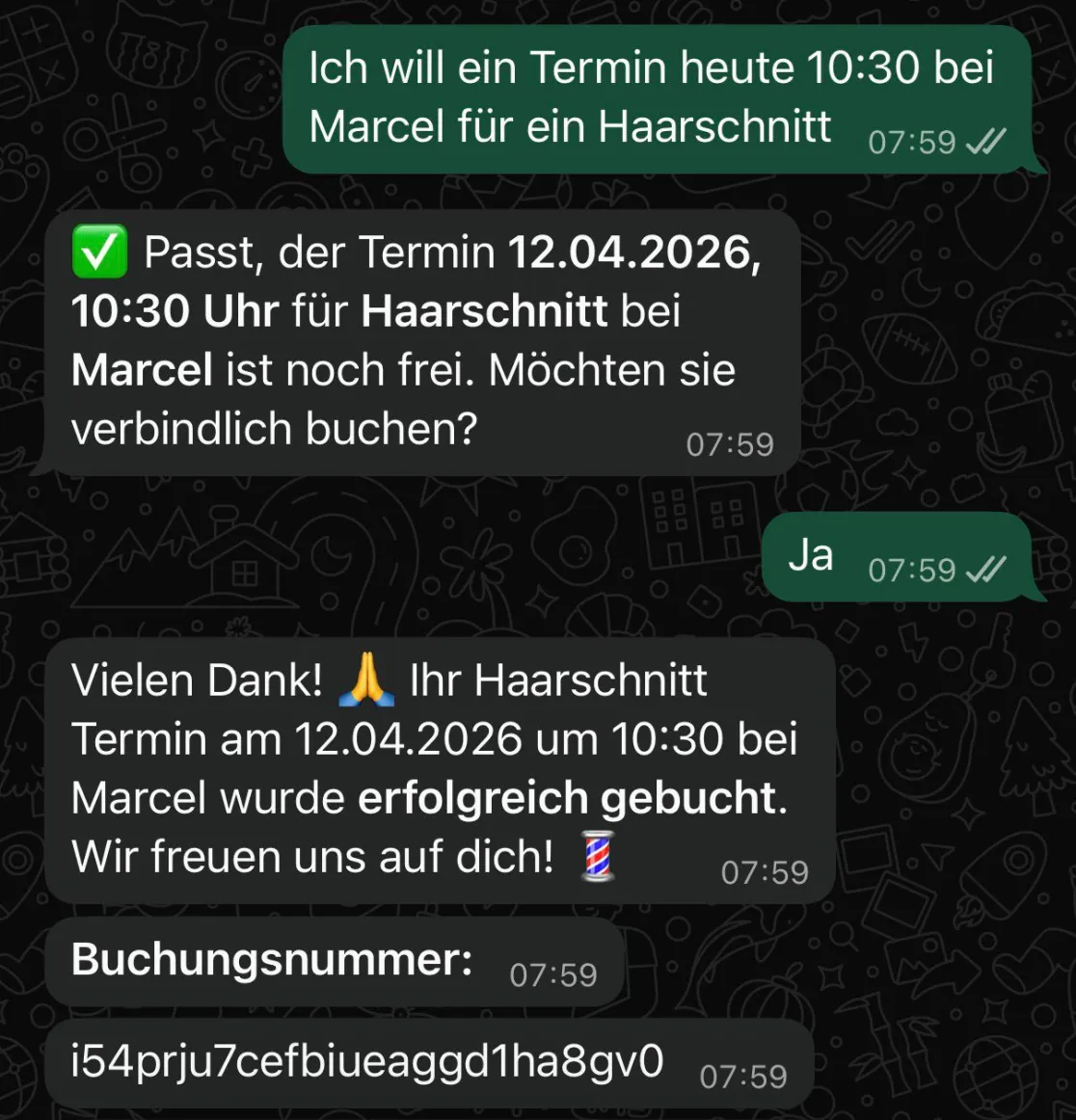 Terminbestätigung